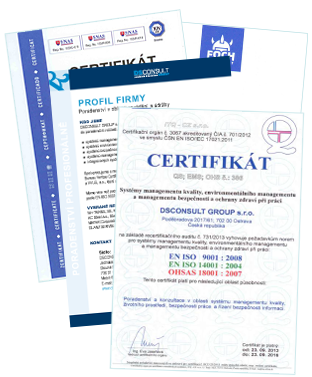 Certifikáty ISO